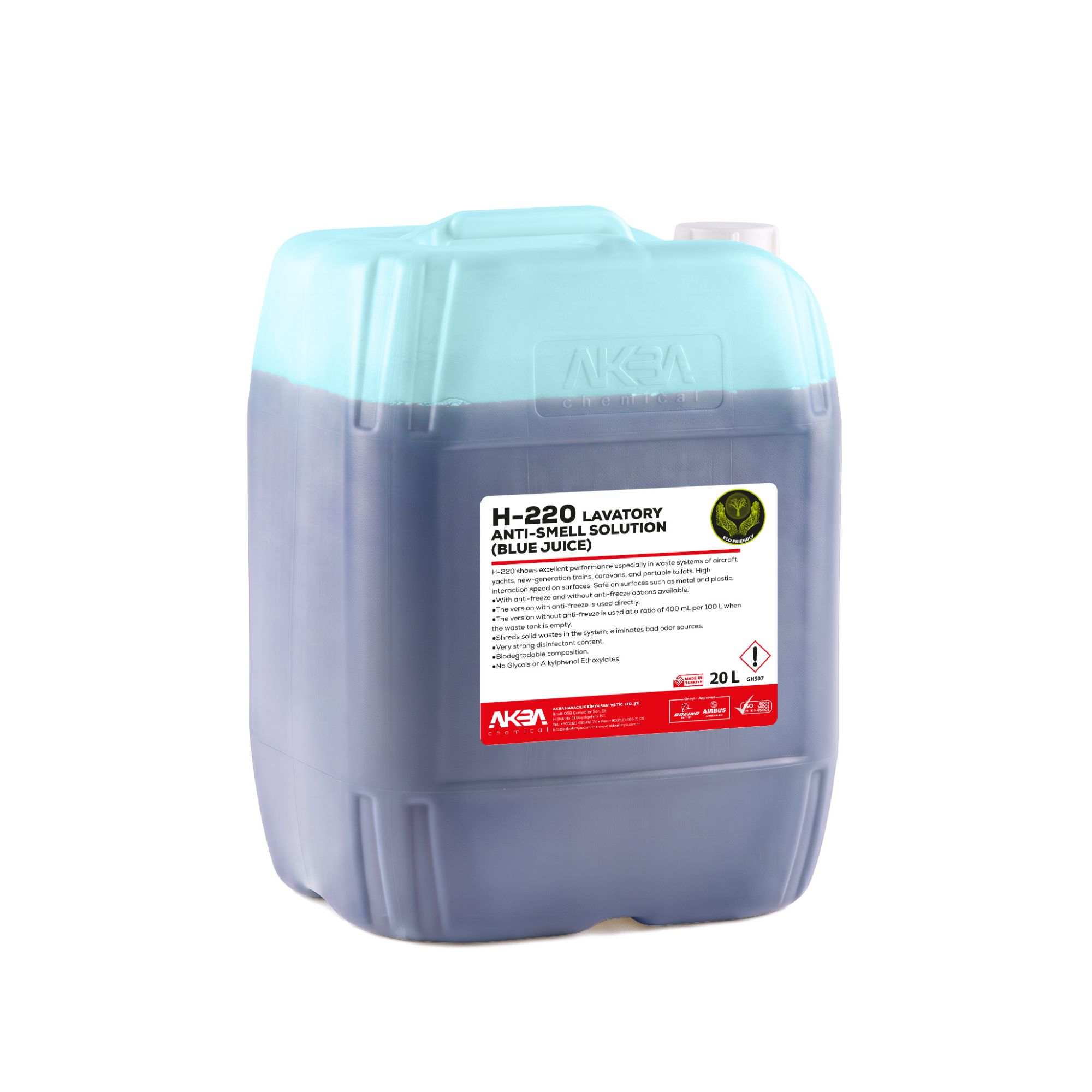 AKBA H-220 Blue Juice Atık Tankı Kimyasalı