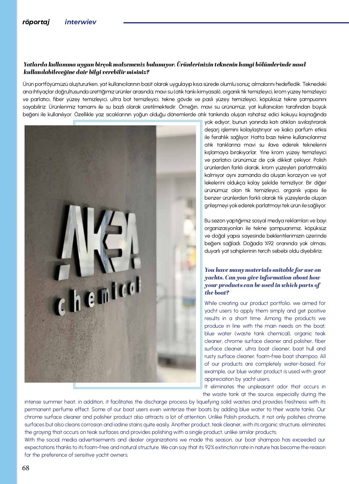 Yacht Life & Travel Dergisi Röportaj – Kasım / 2023 - Görsel 2