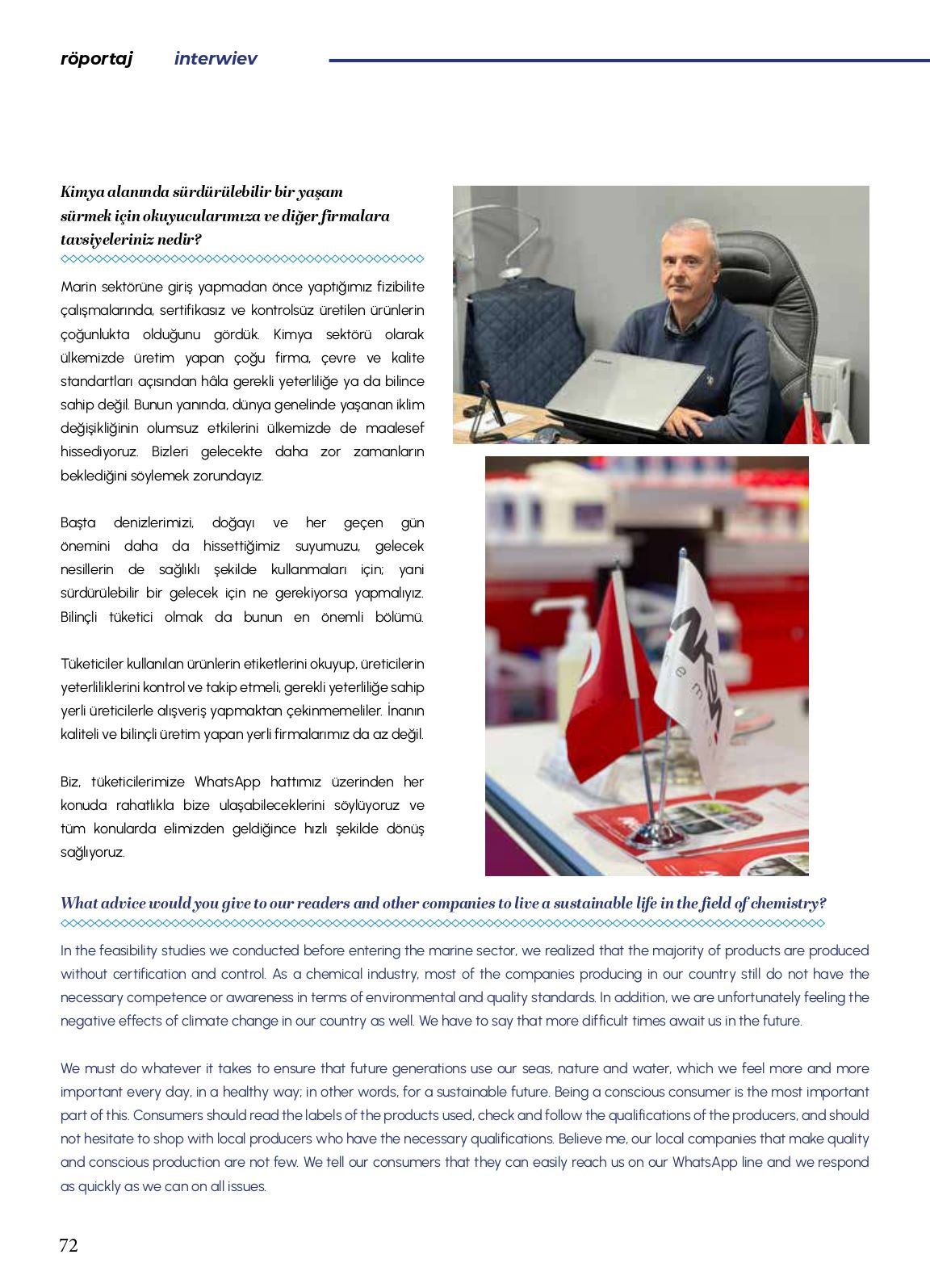 Yacht Life & Travel Dergisi Röportaj – Kasım / 2023 - Görsel 4